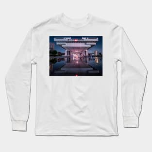 Tokyo Blade Runner Building Long Sleeve T-Shirt